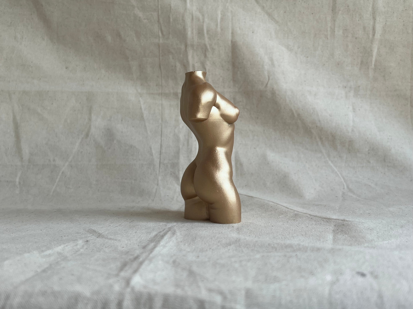 transgender body sculpture in gold [5inch]