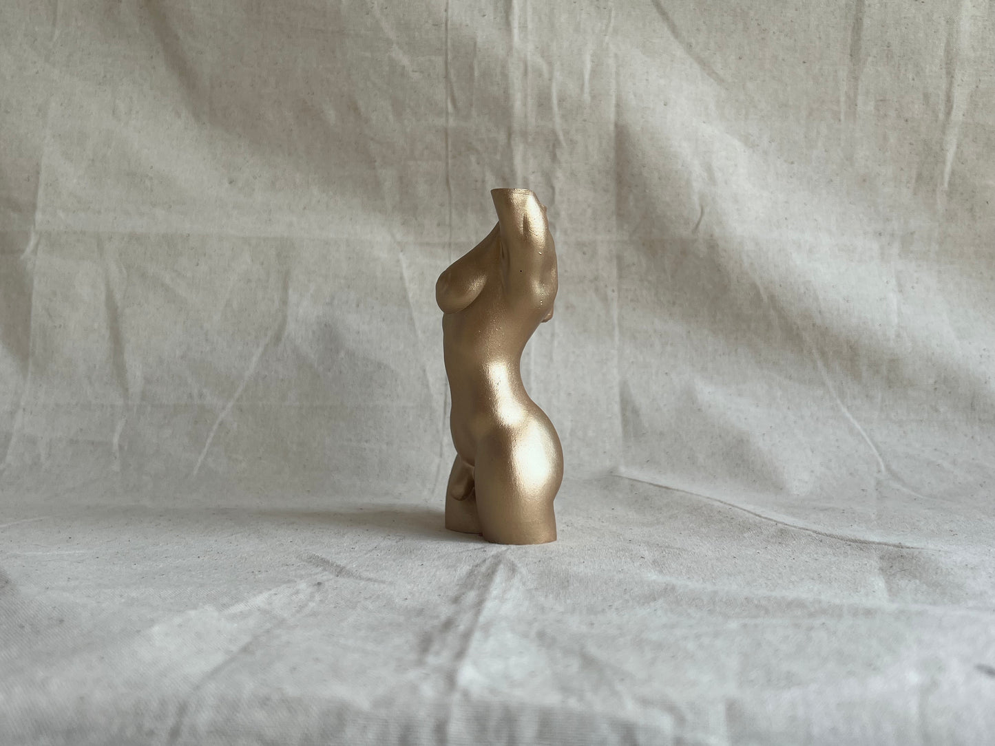 transgender body sculpture in gold [5inch]