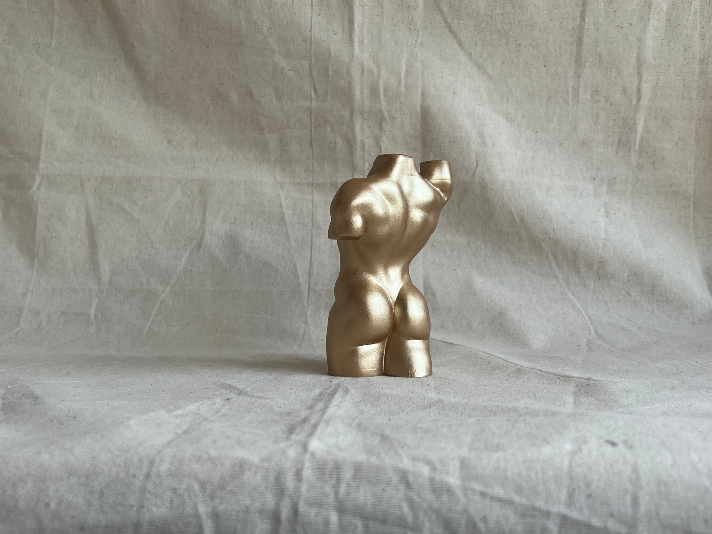 transgender body sculpture in gold [5 inch]