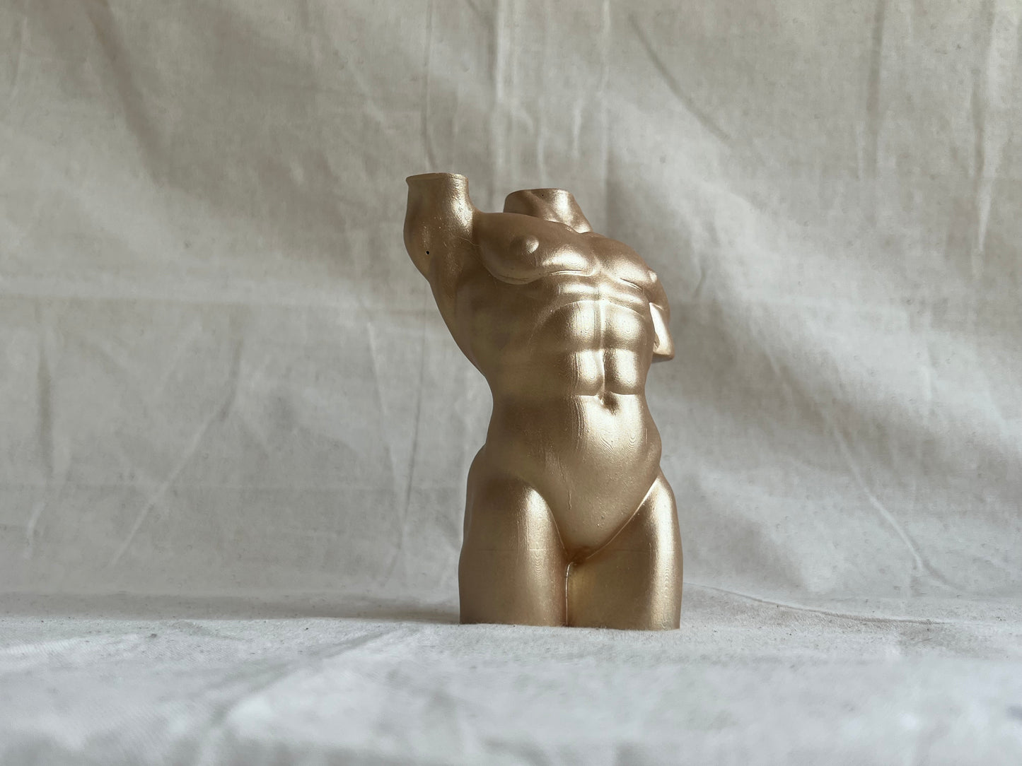 transgender body sculpture in gold [5 inch]