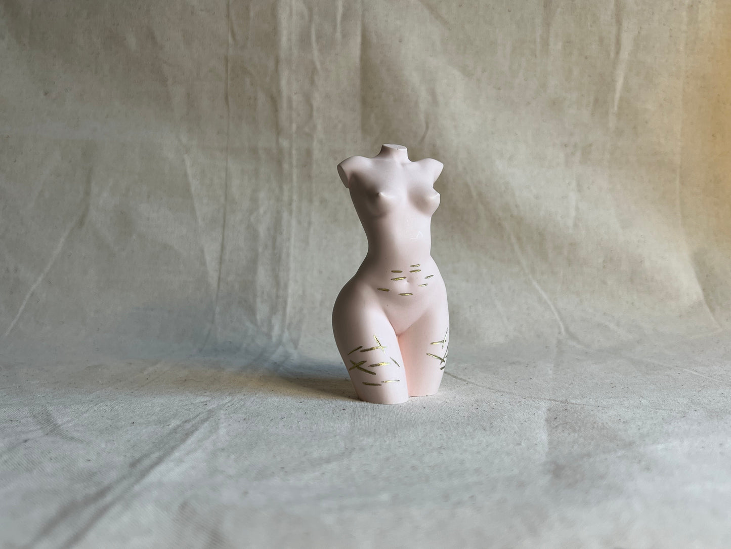 small breast body sculpture with sh scars [4 inch]