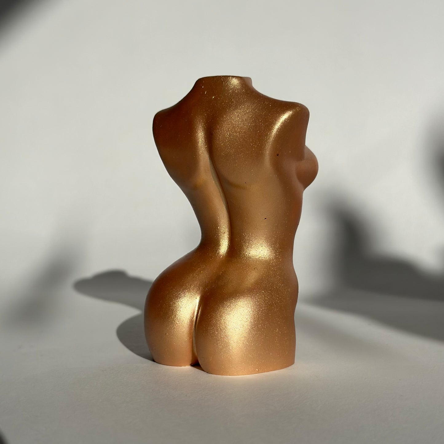 athletic body sculpture in gold [4 inch]