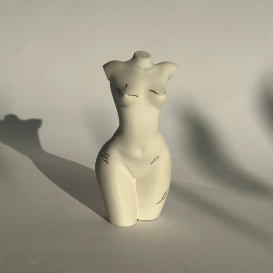 small breast body sculpture with stretch marks [4 inch] - ready to ship