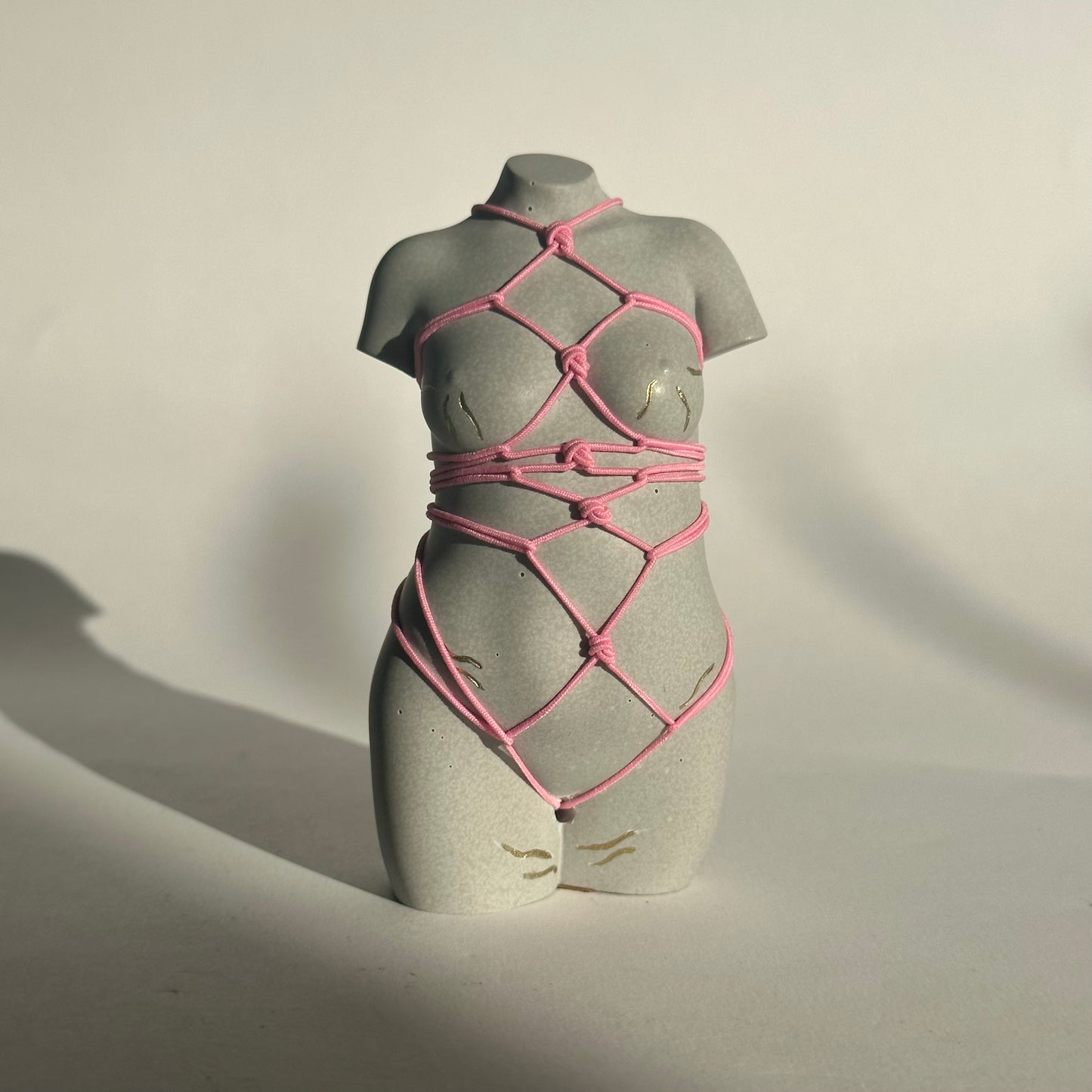 curvy body sculpture with shibari [4 inch] - ready to ship