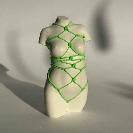 curvy body sculpture with shibari [4 inch] - ready to ship