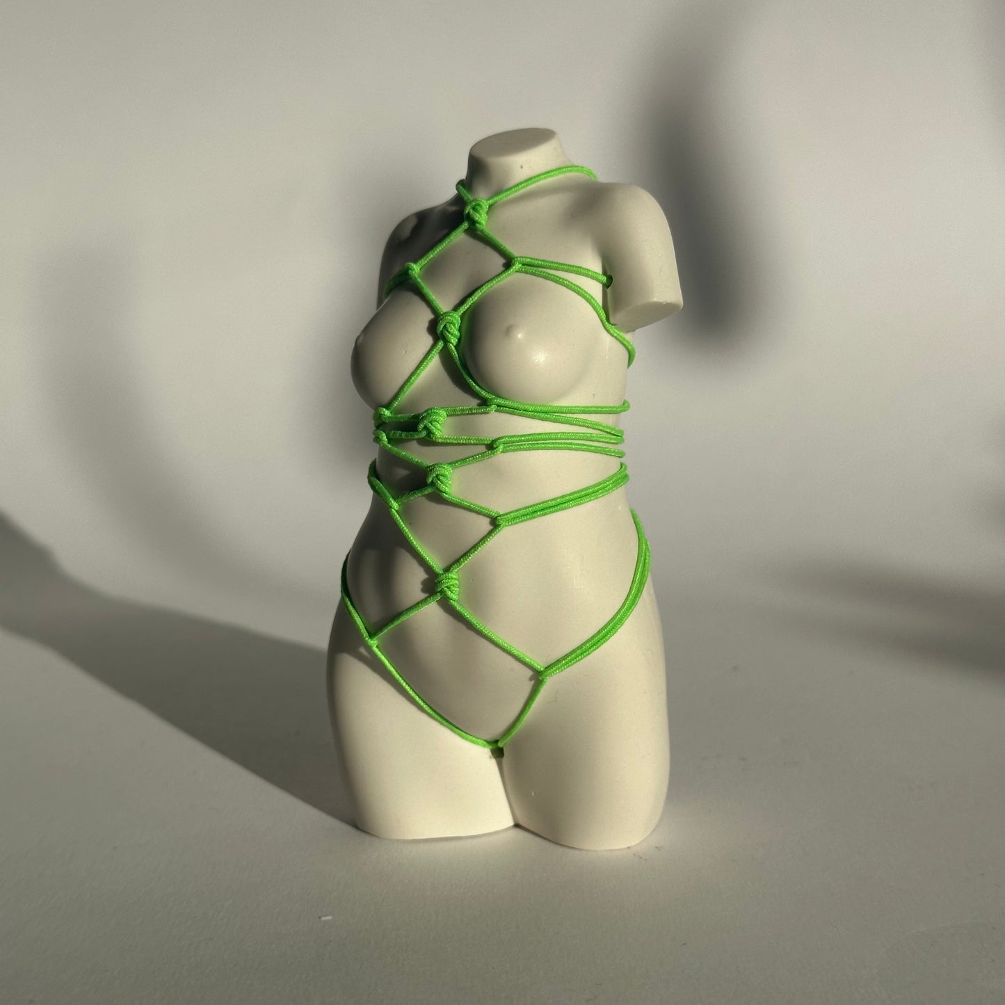 curvy body sculpture with shibari [4 inch] - ready to ship