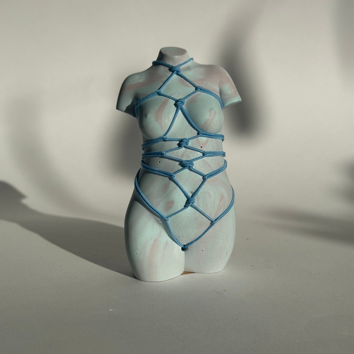 curvy body sculpture with shibari [4 inch] - ready to ship