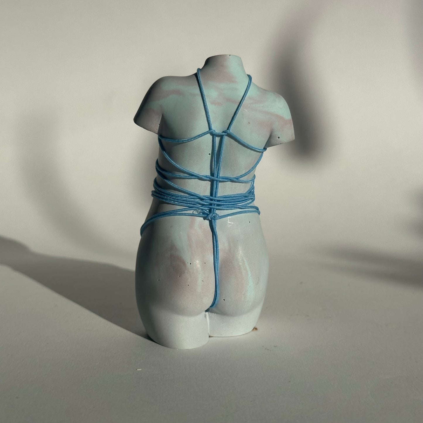 curvy body sculpture with shibari [4 inch] - ready to ship