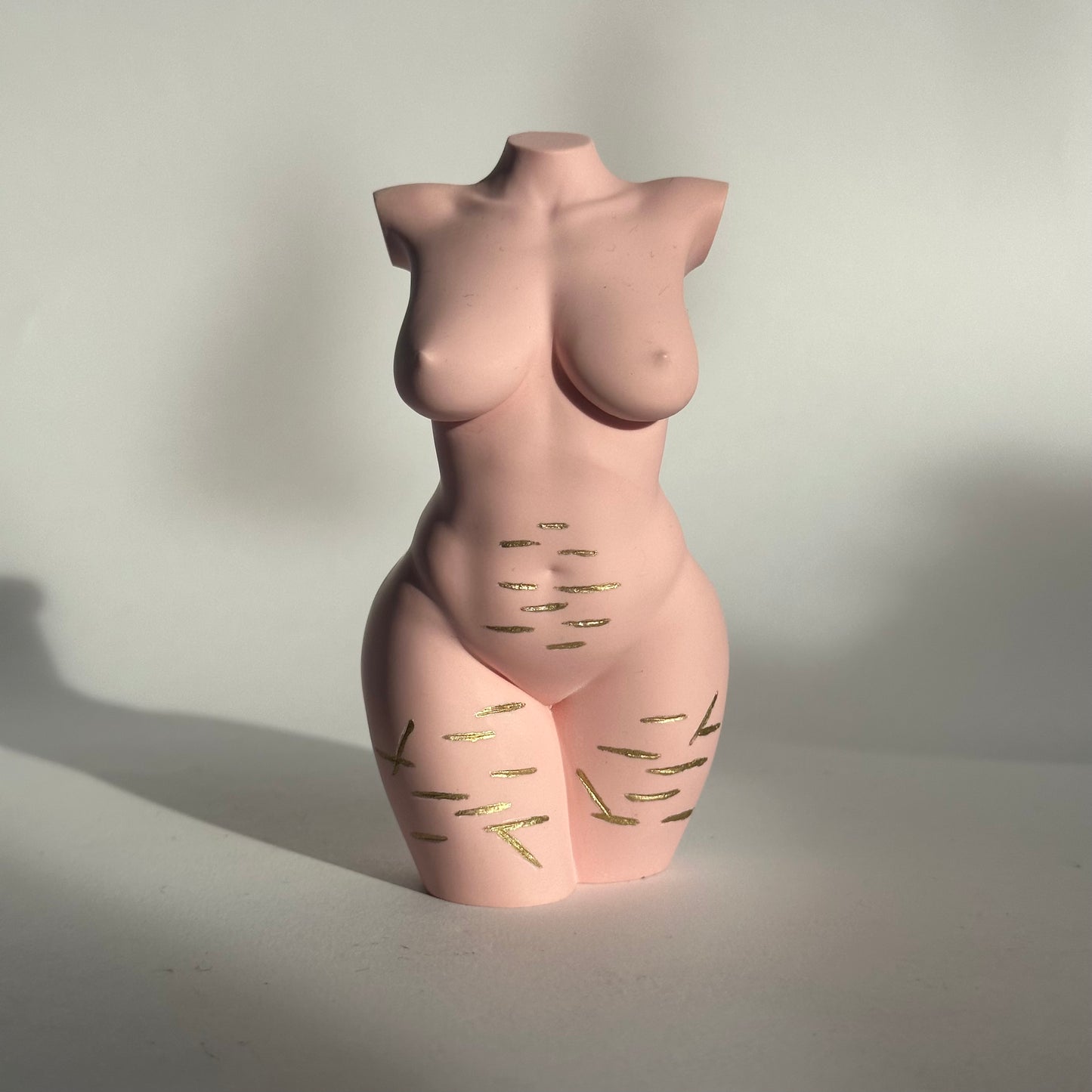 curvy body sculpture with sh scars [4 inch] - ready to ship