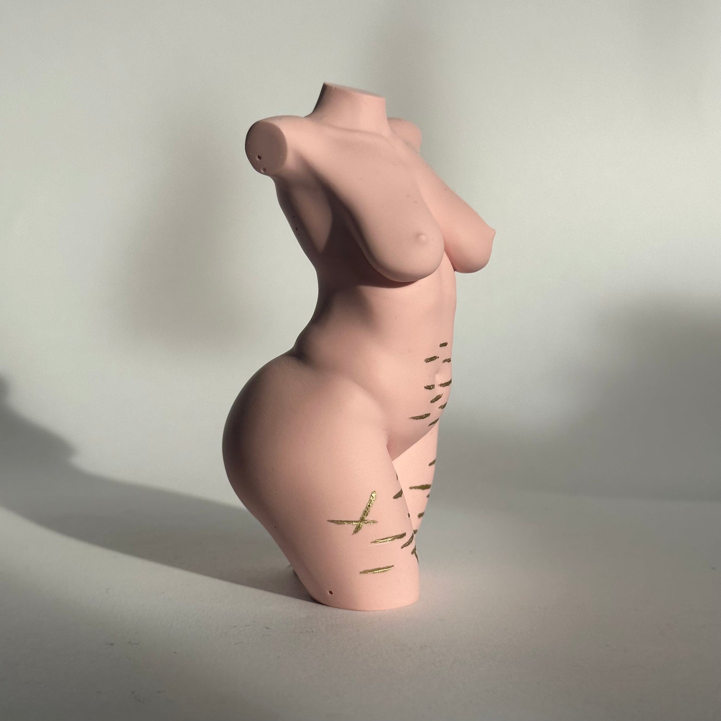 curvy body sculpture with sh scars [4 inch] - ready to ship