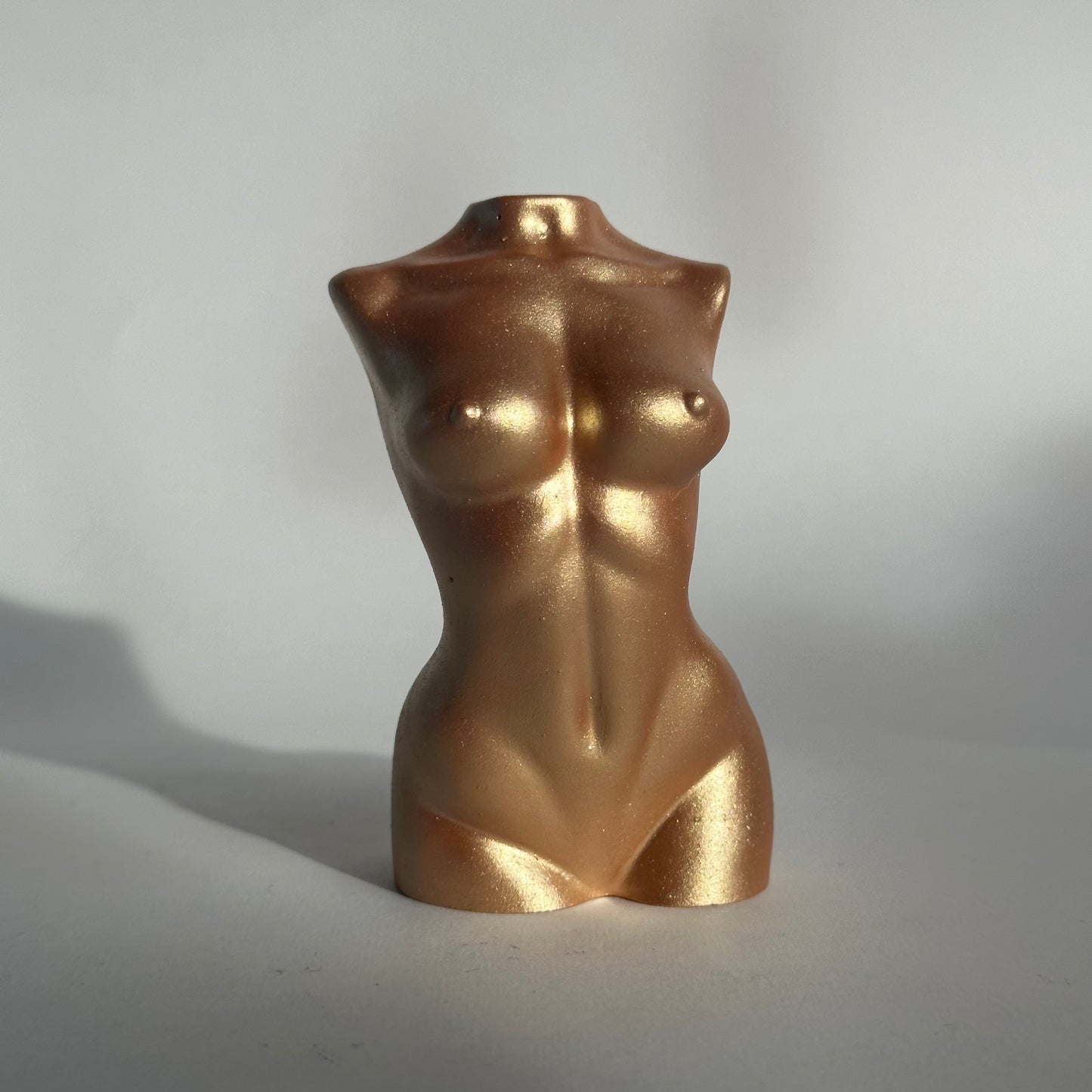 athletic body sculpture in gold [4 inch] - ready to ship