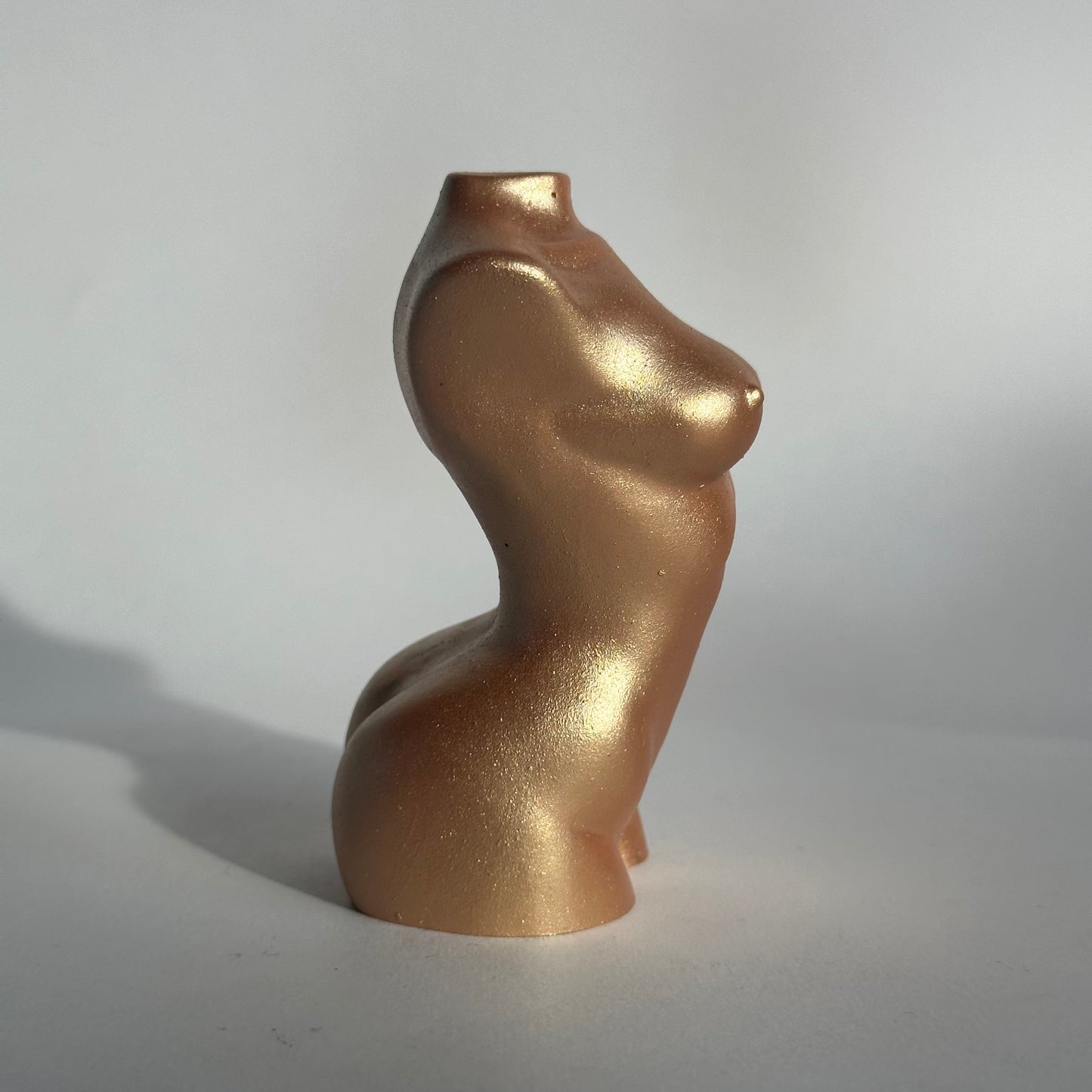 athletic body sculpture in gold [4 inch] - ready to ship