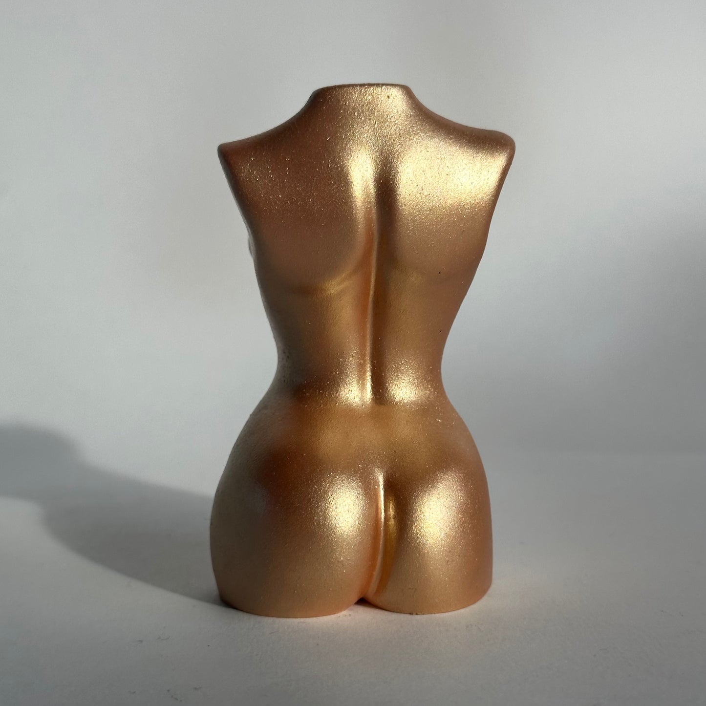 athletic body sculpture in gold [4 inch] - ready to ship