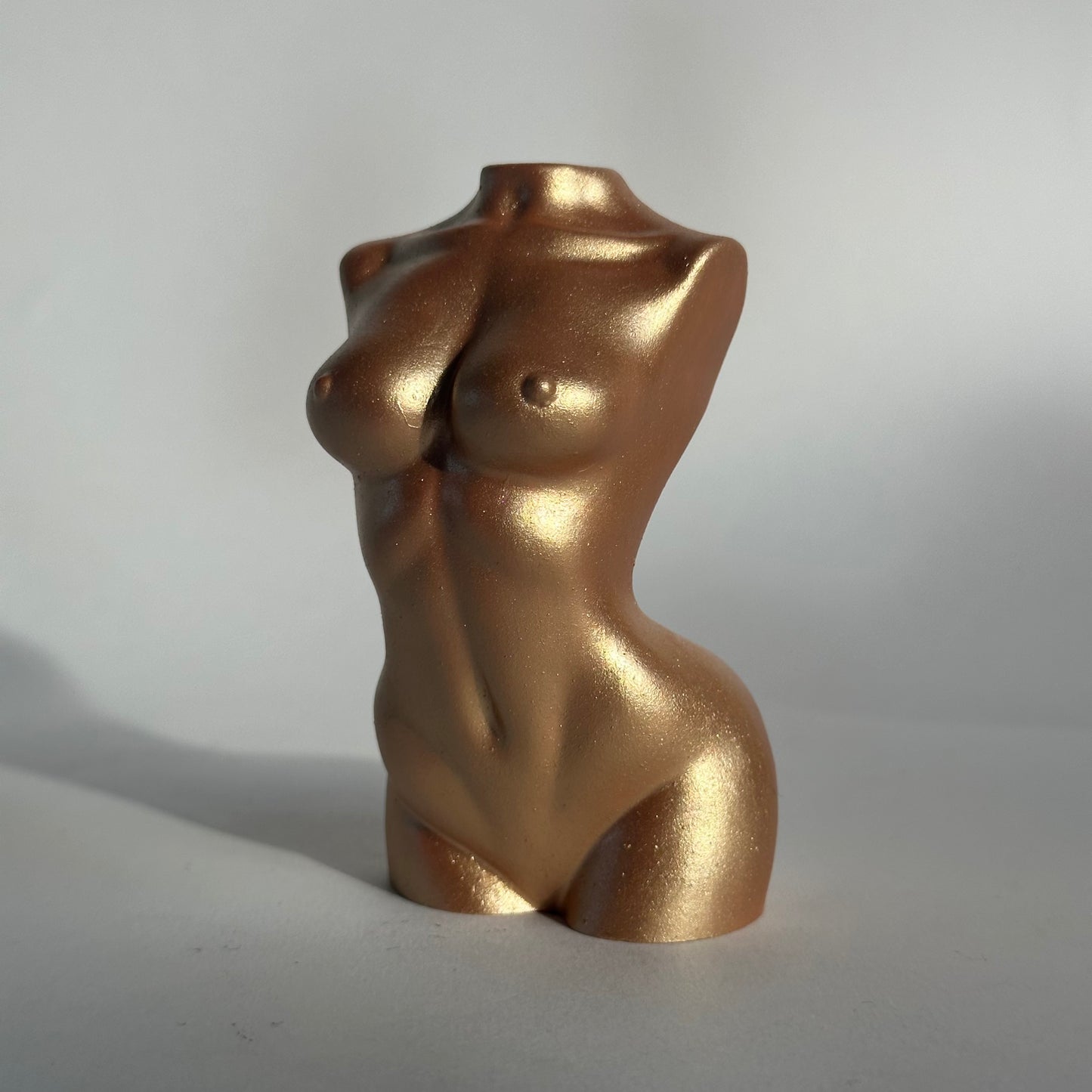 athletic body sculpture in gold [4 inch] - ready to ship