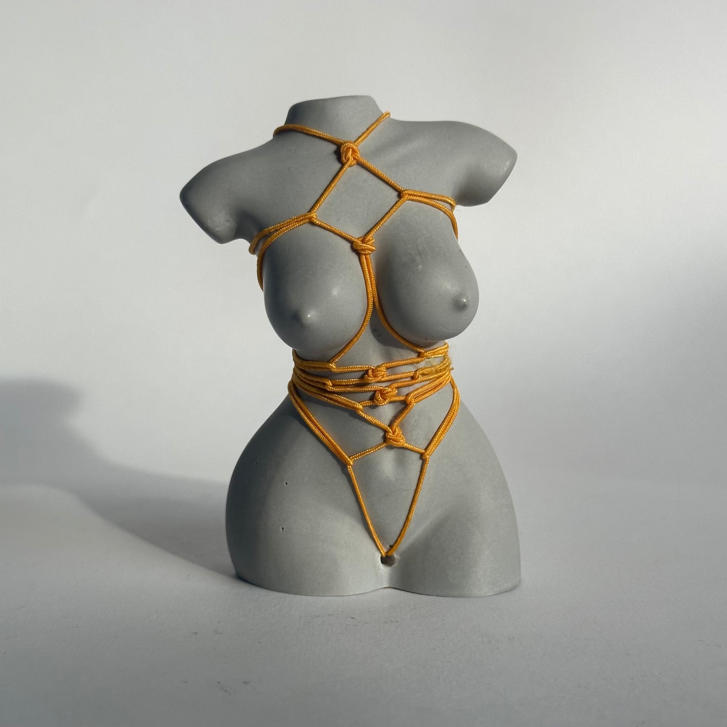 big breast sculpture with shibari [4 inch] - ready to ship