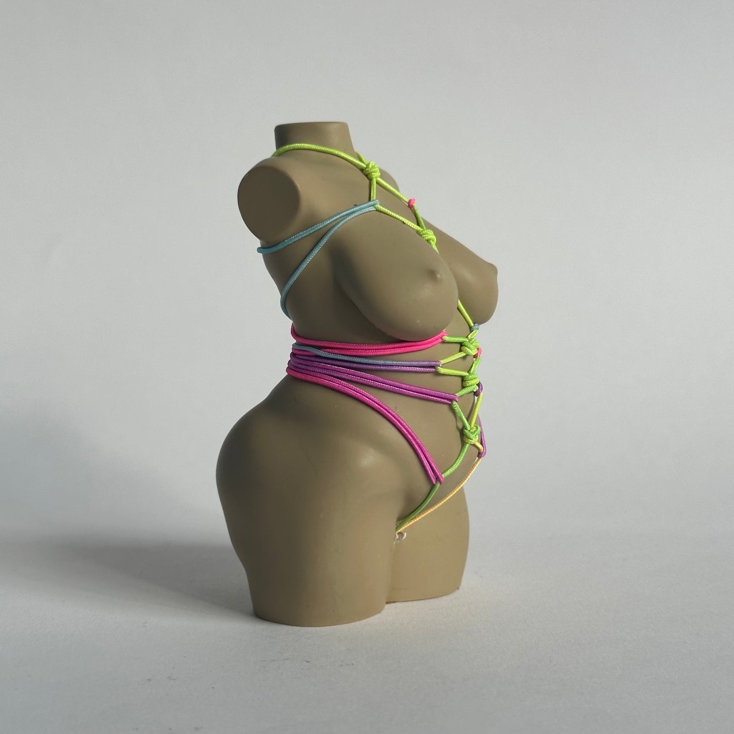 plus size body sculpture with shibari [4 inch] - ready to ship