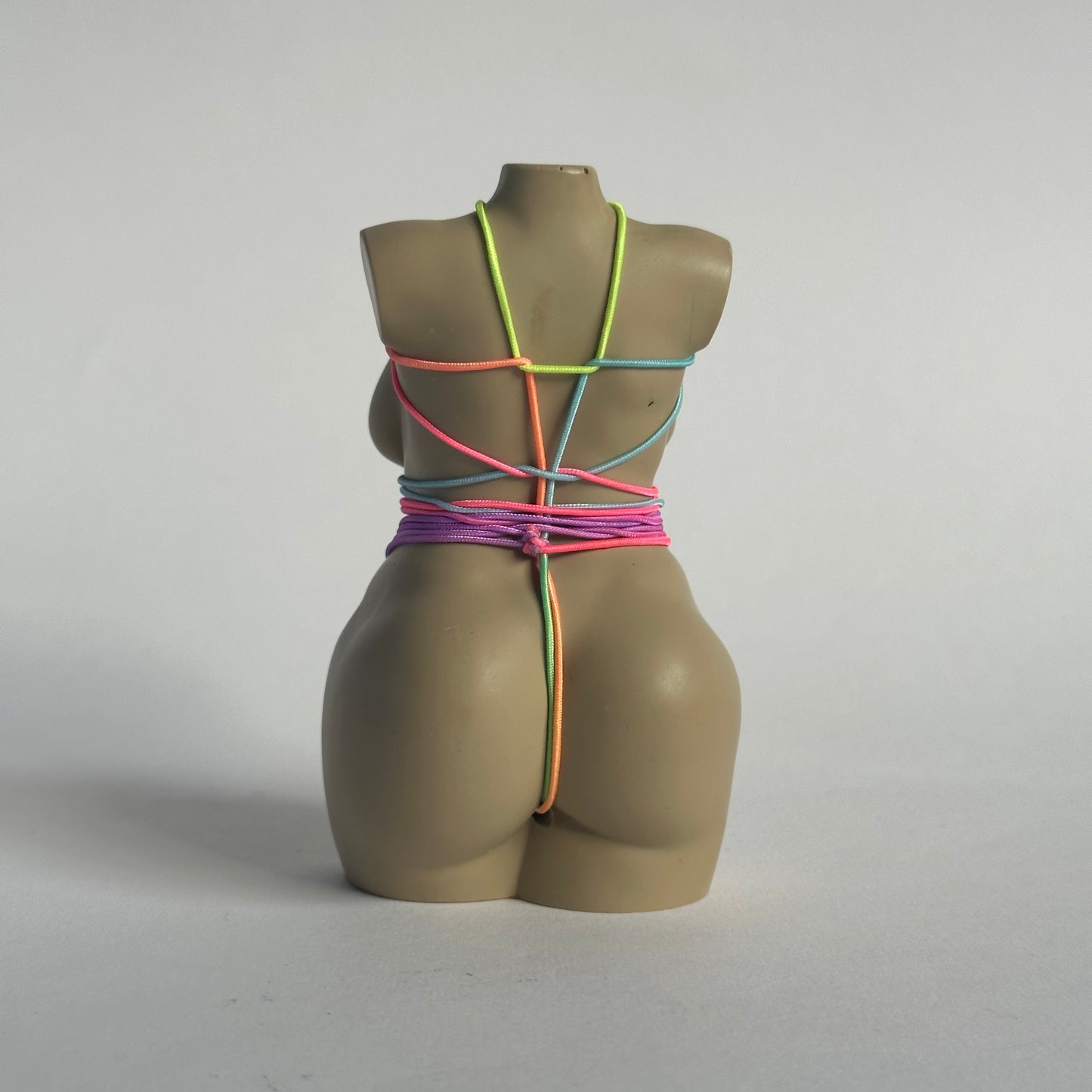 plus size body sculpture with shibari [4 inch] - ready to ship