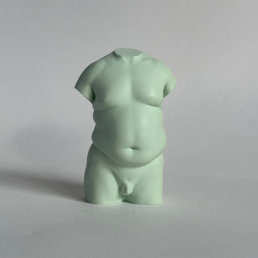 plus size male body sculpture [4 inch] - ready to ship