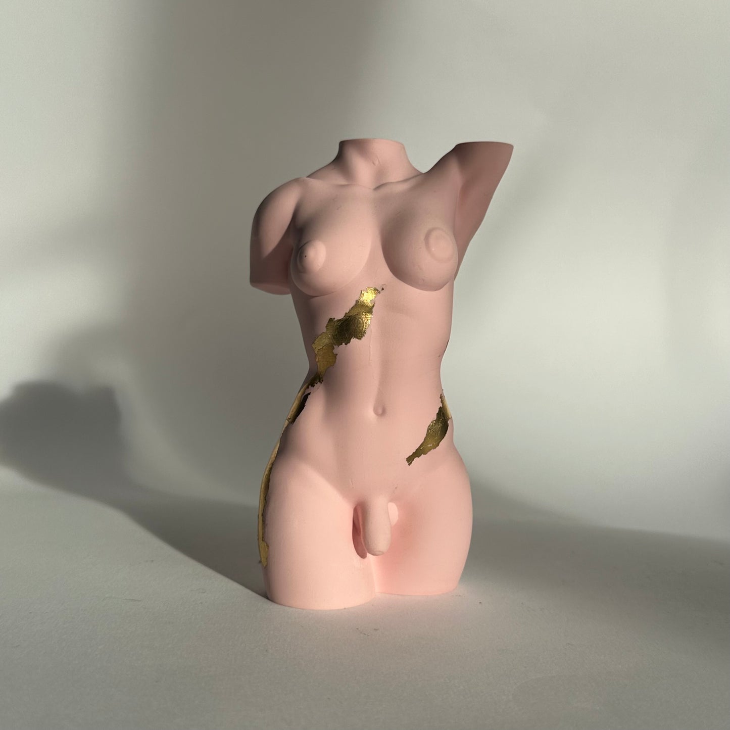 transgender body sculpture with flakes [5 inch] - ready to ship