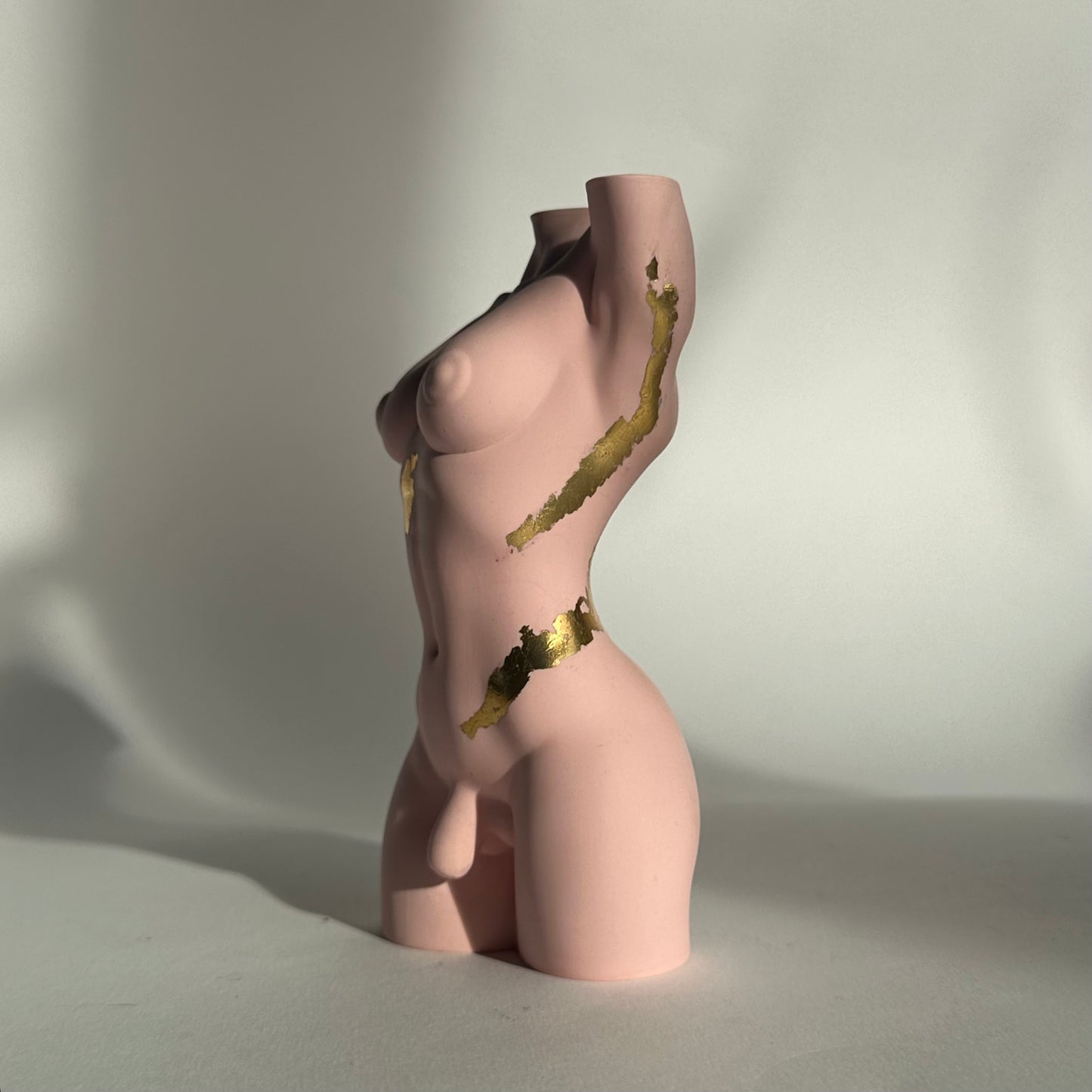 transgender body sculpture with flakes [5 inch] - ready to ship