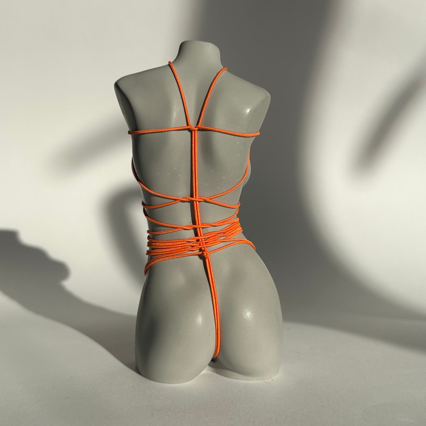 big breast sculpture with shibari [5 inch] - ready to ship