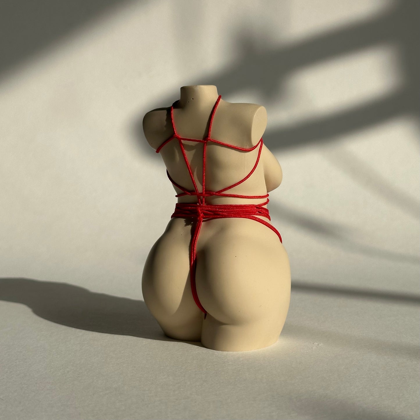 plus size body sculpture with shibari [4 inch] - ready to ship