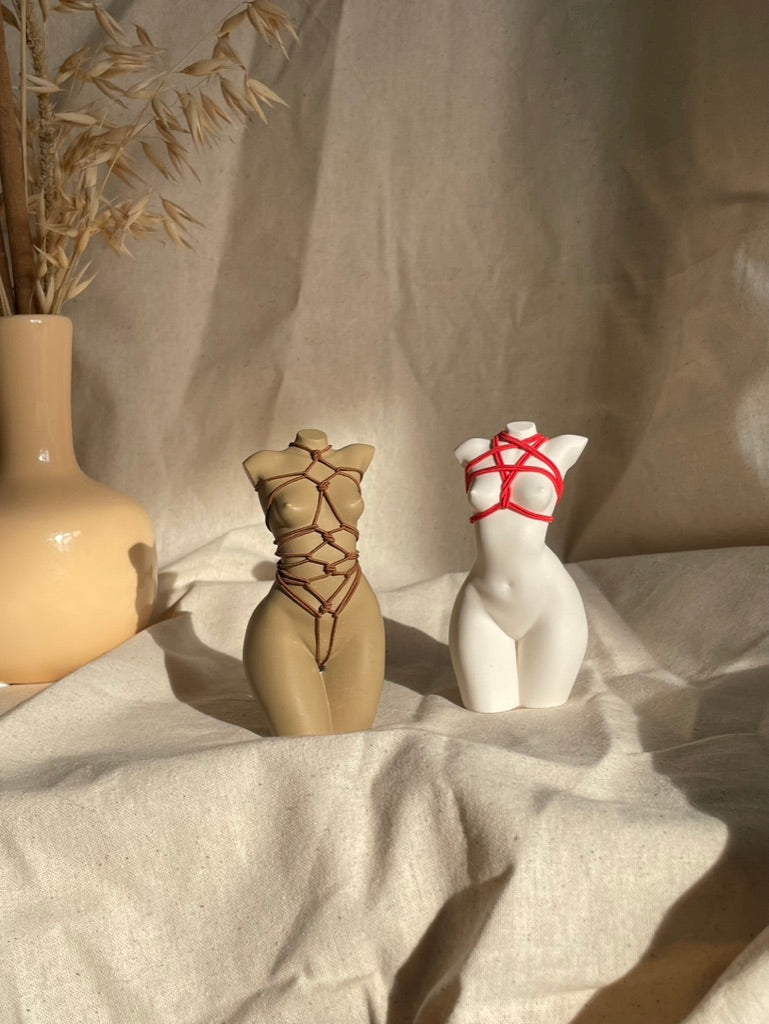 small breast body sculpture with shibari [4 inch]