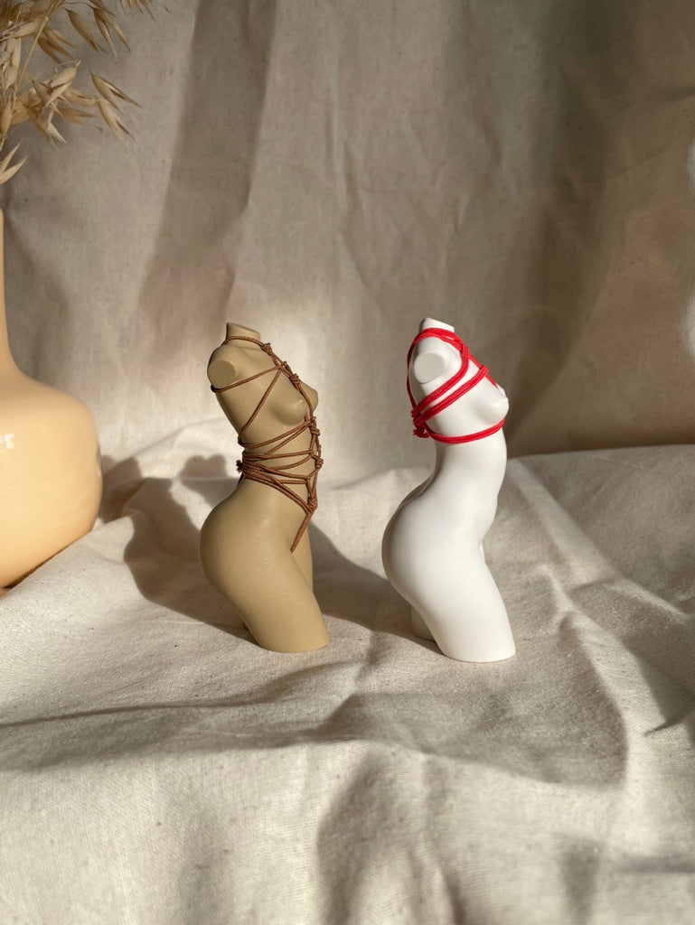 small breast body sculpture with shibari [4 inch]