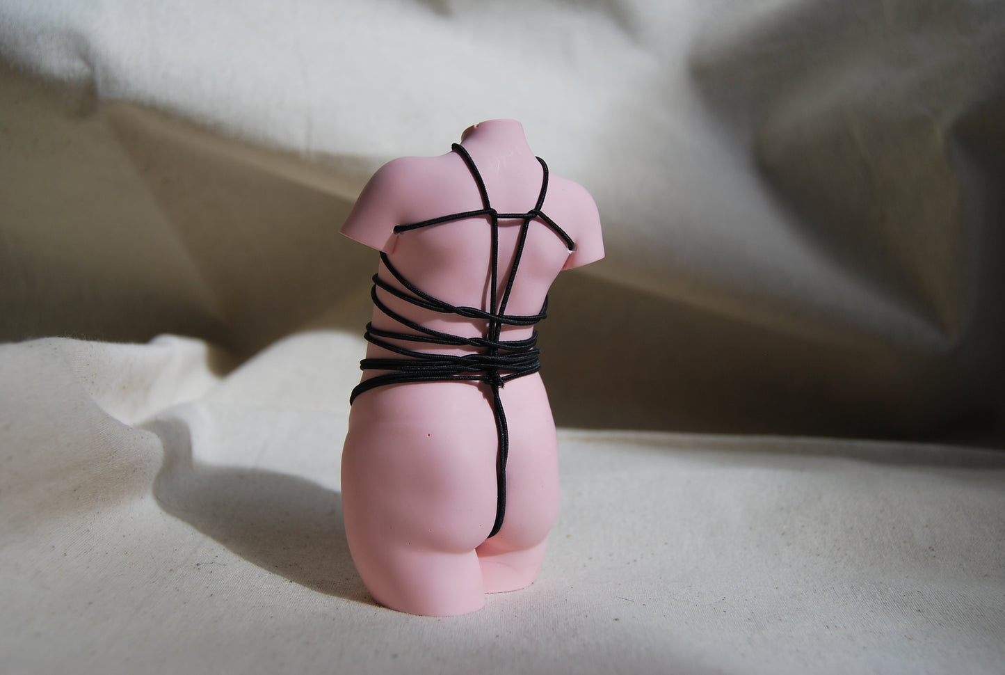 mastectomy curvy body sculpture with shibari [4 inch]