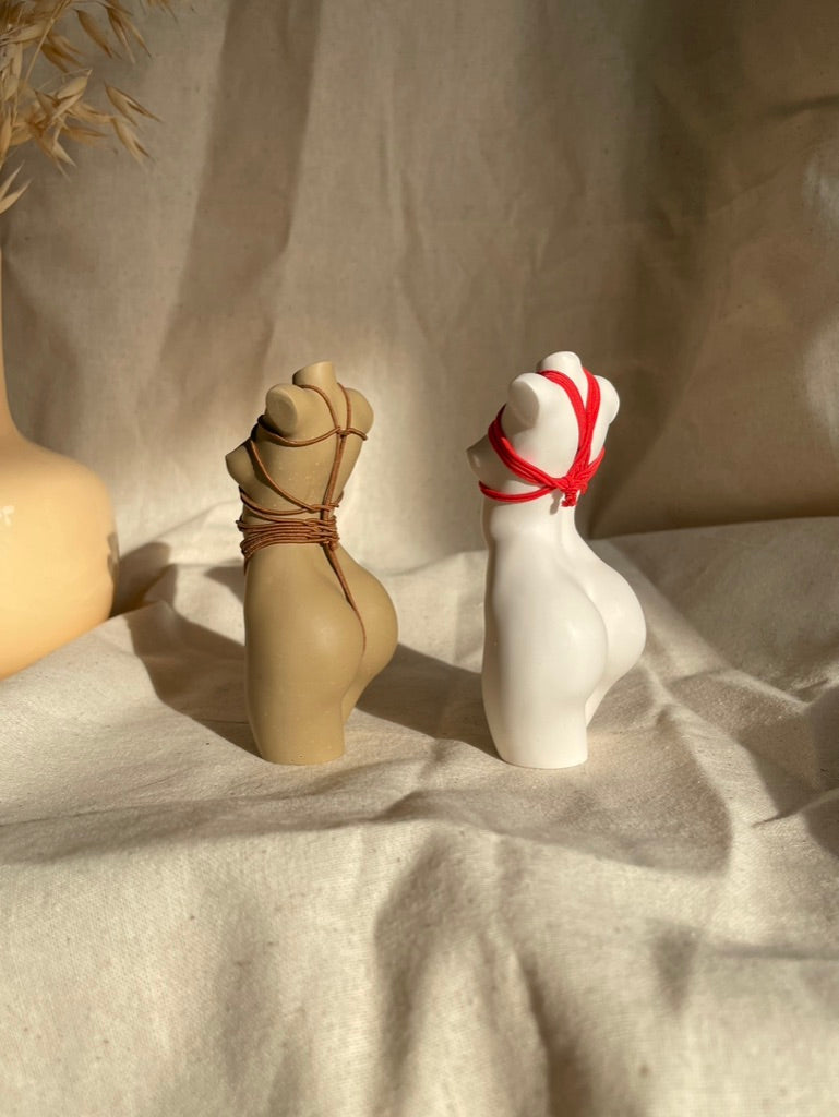 small breast body sculpture with shibari [4 inch]