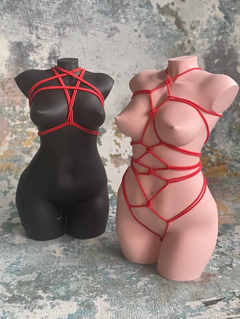 curvy body sculpture with shibari [5 inch]