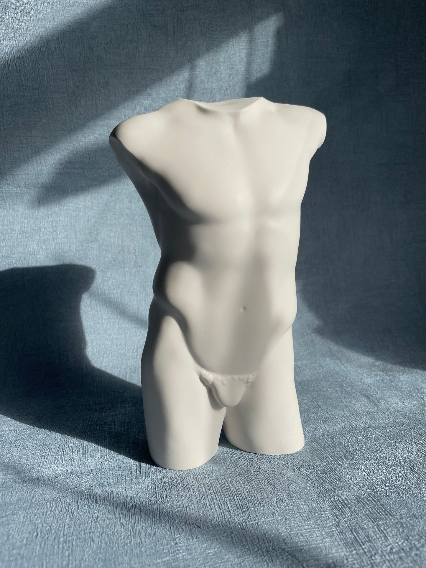 LARGE 8inch male body sculpture