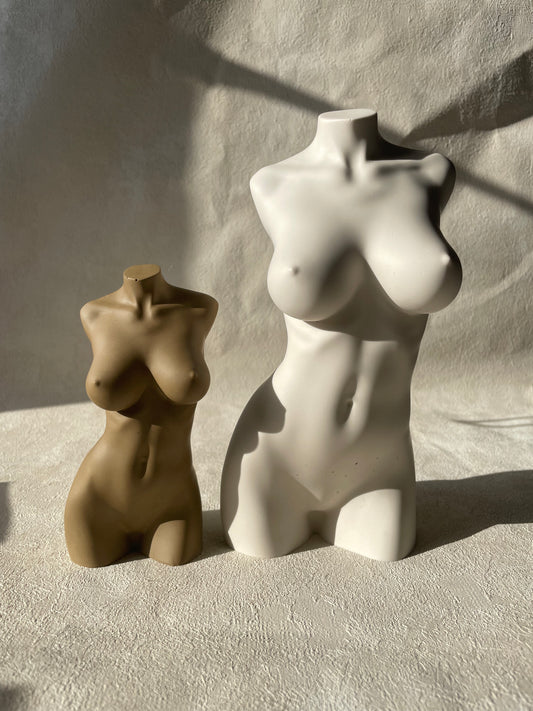 LARGE 8 inch big breast body sculpture